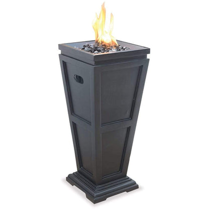 Endless Summer 28" Medium Slate Outdoor LP Gas Fire Column