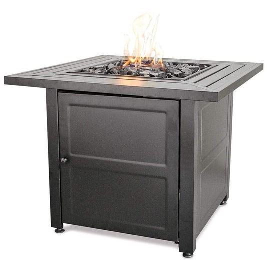 Endless Summer 30" Outdoor LP Gas Fire Pit Table With Steel Mantel