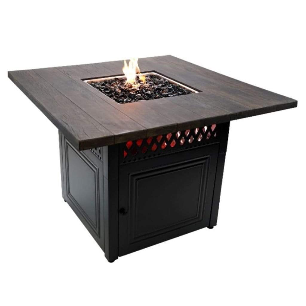 Endless Summer Benjamin 38" Outdoor LP Gas Fire Pit Table With DualHeat Technology