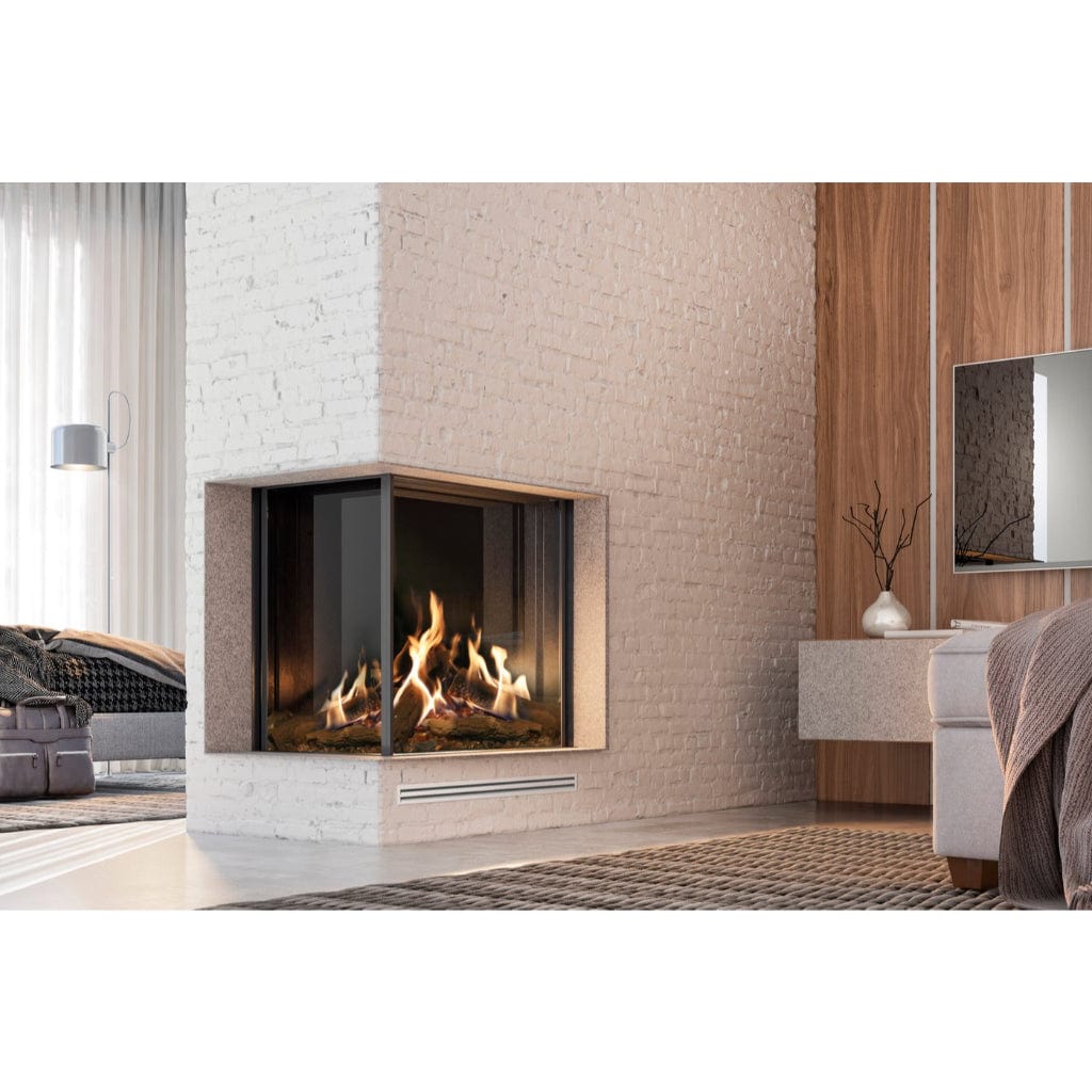 Faber MatriX 3326 Series Two-sided Left-facing Built-in Gas Fireplace