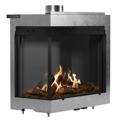 Faber MatriX 3326 Series Two-sided Left-facing Built-in Gas Fireplace