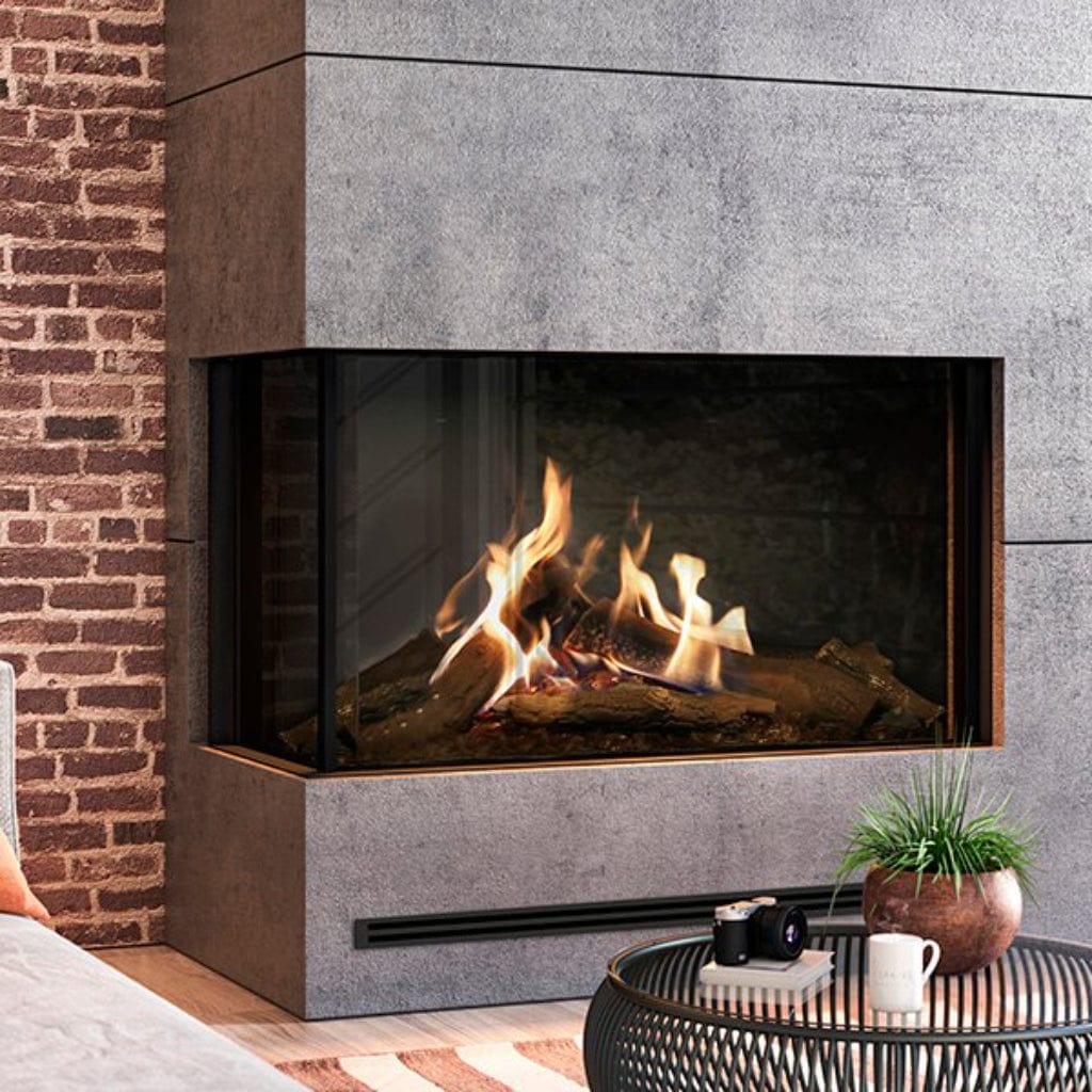 Faber MatriX 4326 Series Two-sided Left-facing Built-in Gas Fireplace