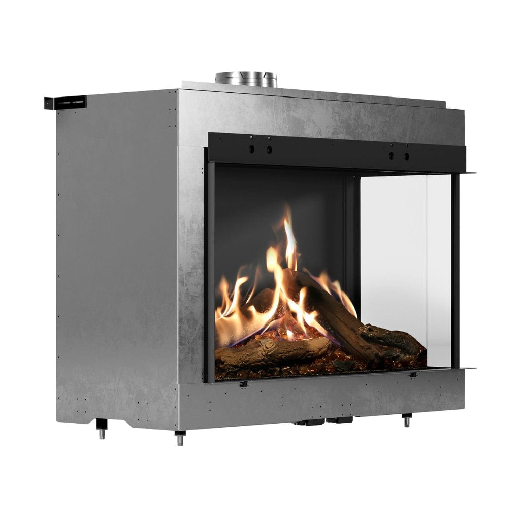 Faber MatriX 4326 Series Two-sided Right-facing Built-in Gas Fireplace