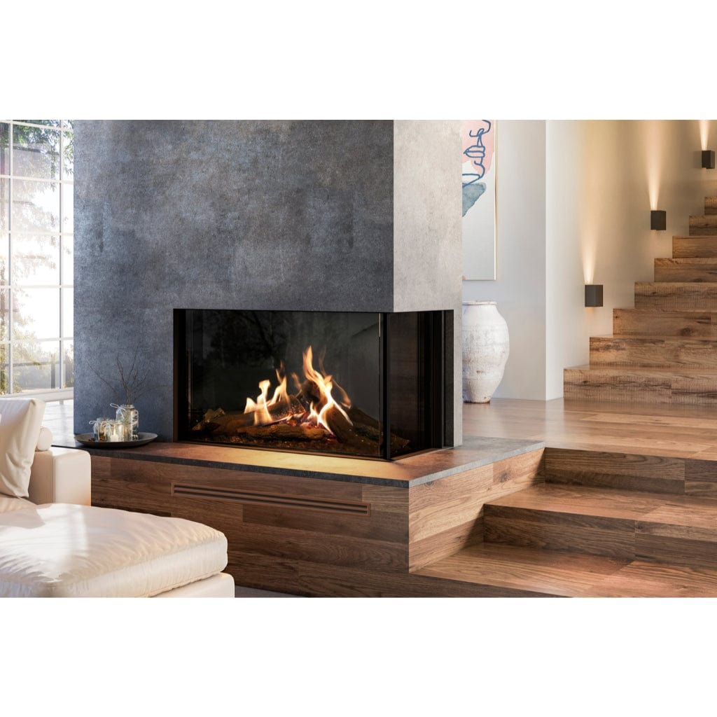 Faber MatriX 4326 Series Two-sided Right-facing Built-in Gas Fireplace