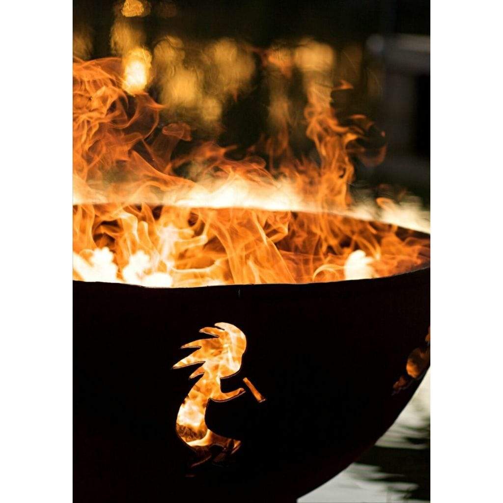 Fire Pit Art 36" Kokopelli Fire Pit