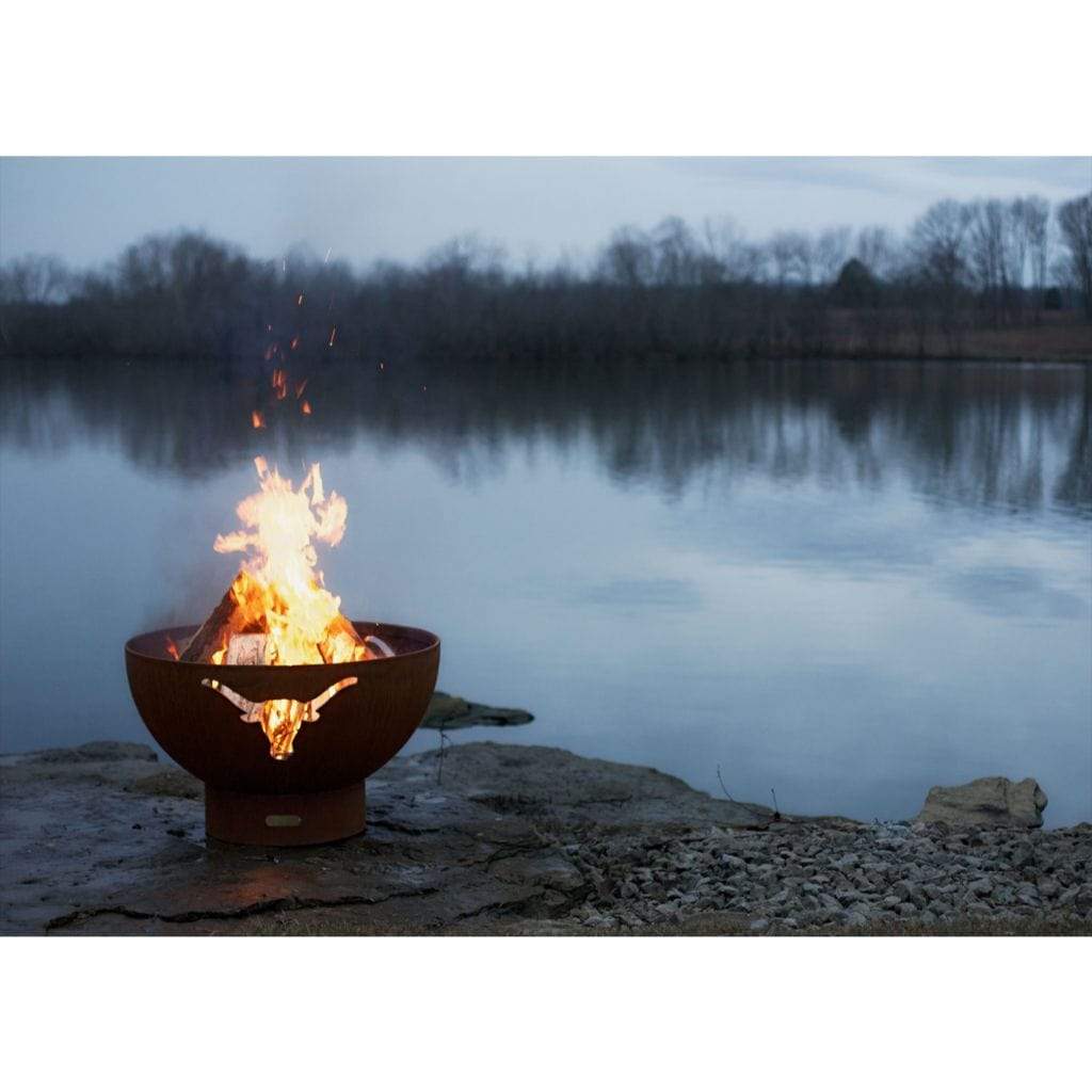 Fire Pit Art 36" Longhorn Fire Pit