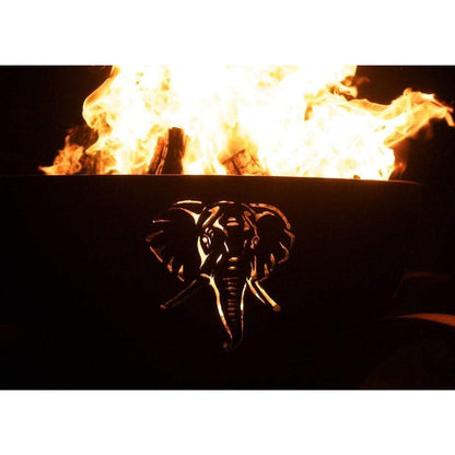 Fire Pit Art 41" Africa's Big Five Fire Pit