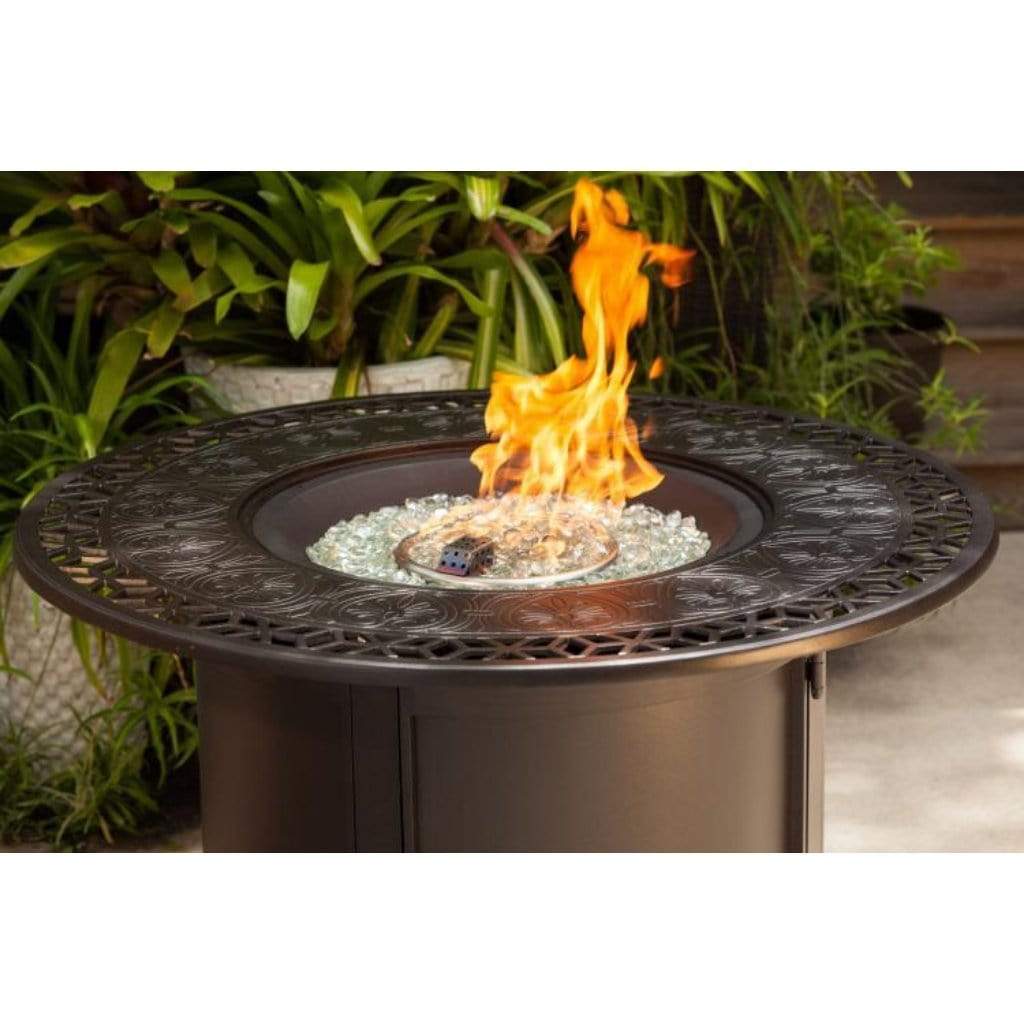 Fire Sense 42" Longpoint Round Aluminum Propane Gas Fire Pit