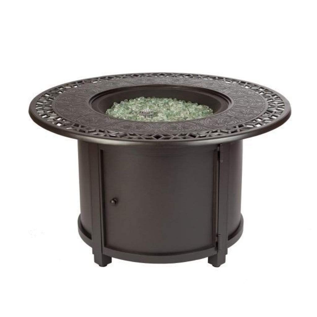 Fire Sense 42" Longpoint Round Aluminum Propane Gas Fire Pit