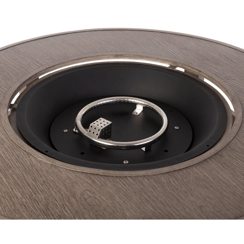 Fire Sense 42"/44" Thatcher Round Aluminum Propane Gas Fire Pit