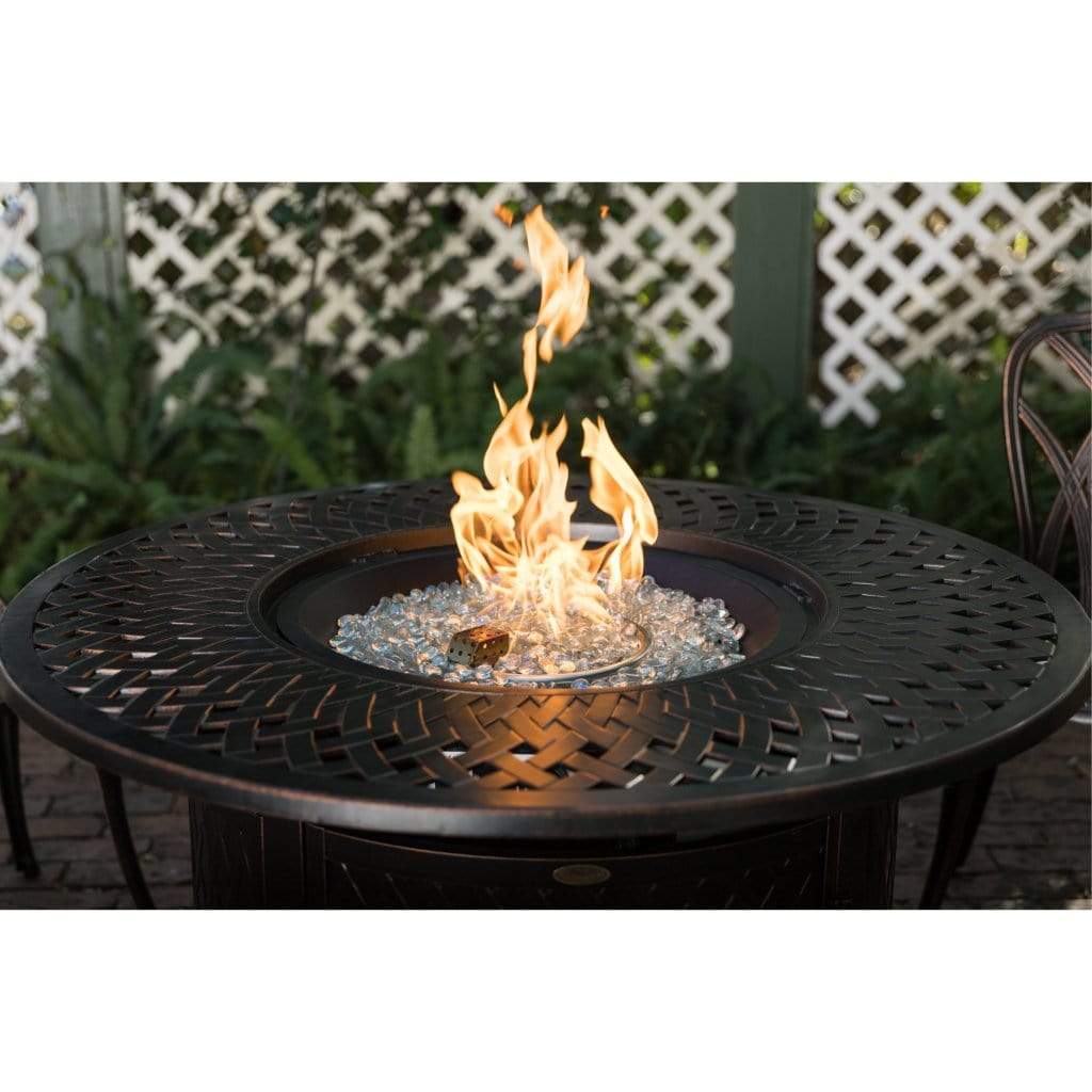 Fire Sense 44" Verona Aluminum Round Propane Gas Fire Pit