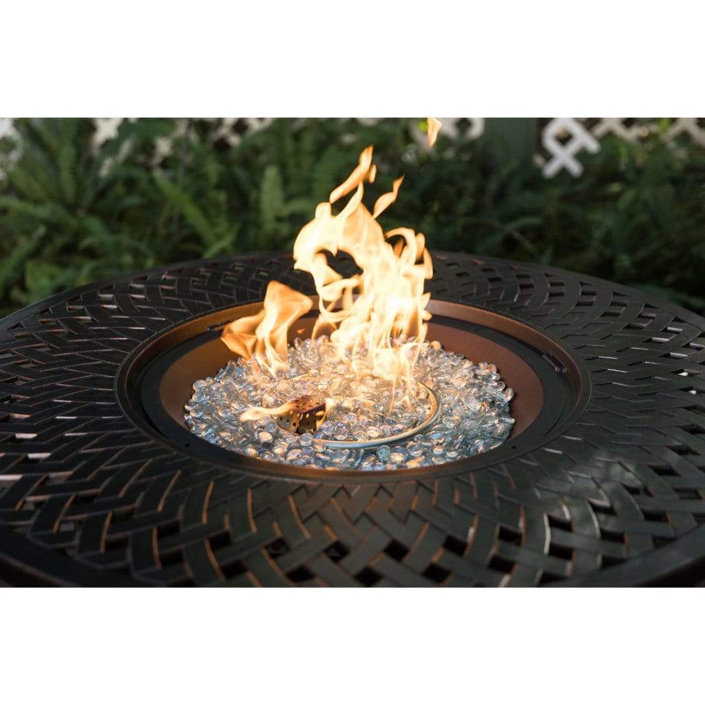 Fire Sense 44" Verona Aluminum Round Propane Gas Fire Pit