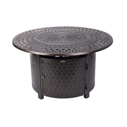 Fire Sense 44" Verona Aluminum Round Propane Gas Fire Pit