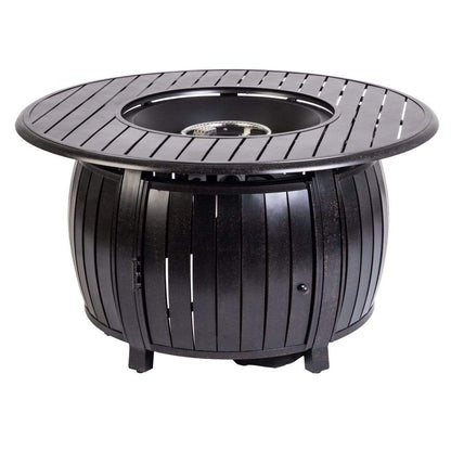 Fire Sense 47" Grand Cooper Aluminum Round Propane Gas Fire Pit