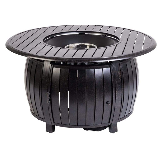 Fire Sense 47" Grand Cooper Aluminum Round Propane Gas Fire Pit