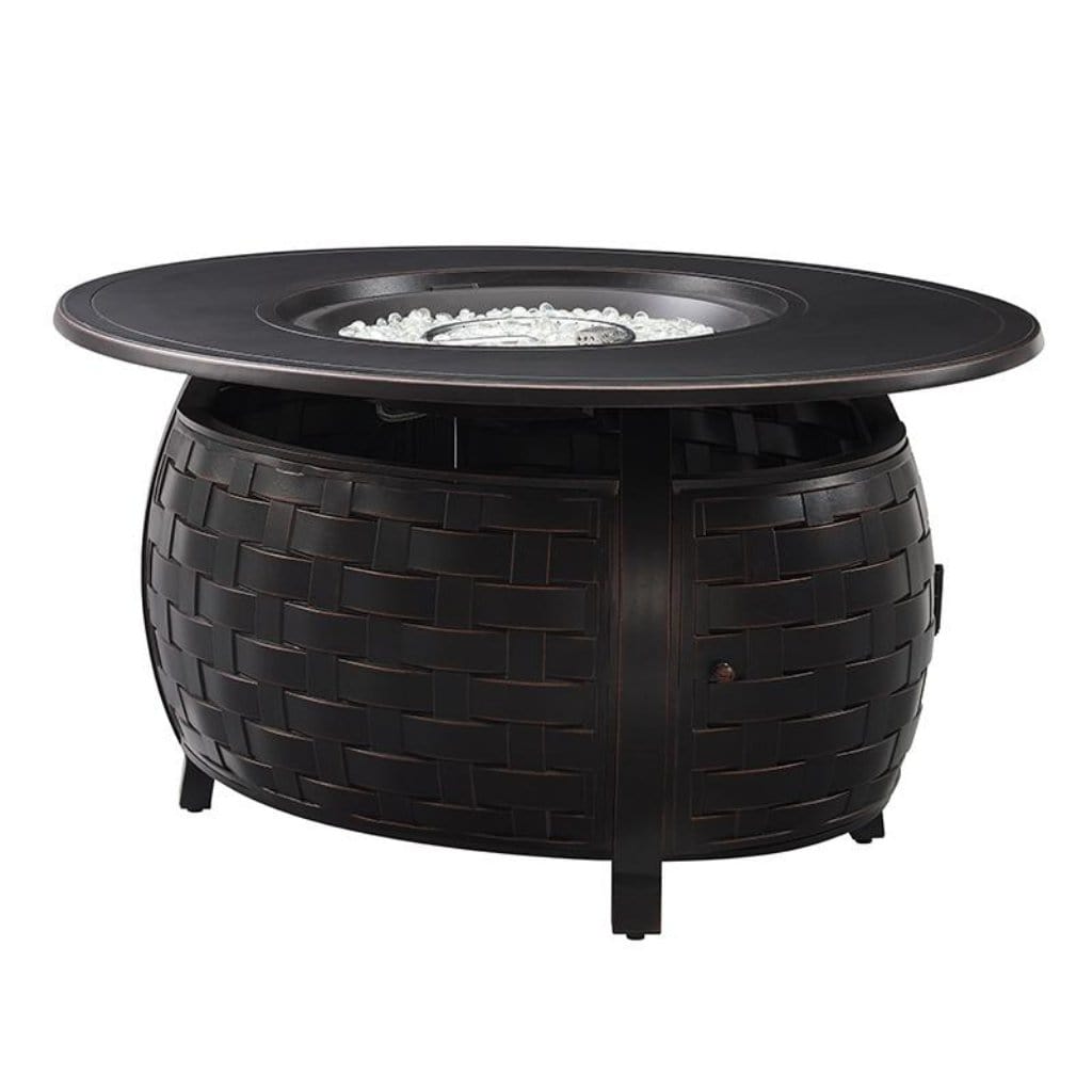 Fire Sense 48" Parsons Aluminum Oval LPG/NG Fire Pit