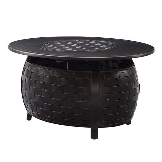 Fire Sense 48" Parsons Aluminum Oval LPG/NG Fire Pit