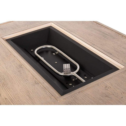 Fire Sense 48" Sawyer Rectangular Aluminum Propane Gas Fire Pit