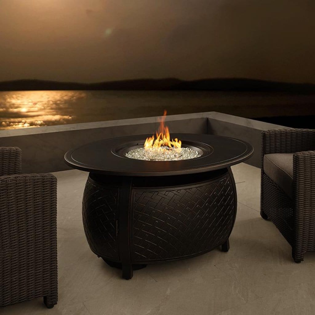 Fire Sense 48" Taylor Oval Aluminum LPG/NG Fire Pit