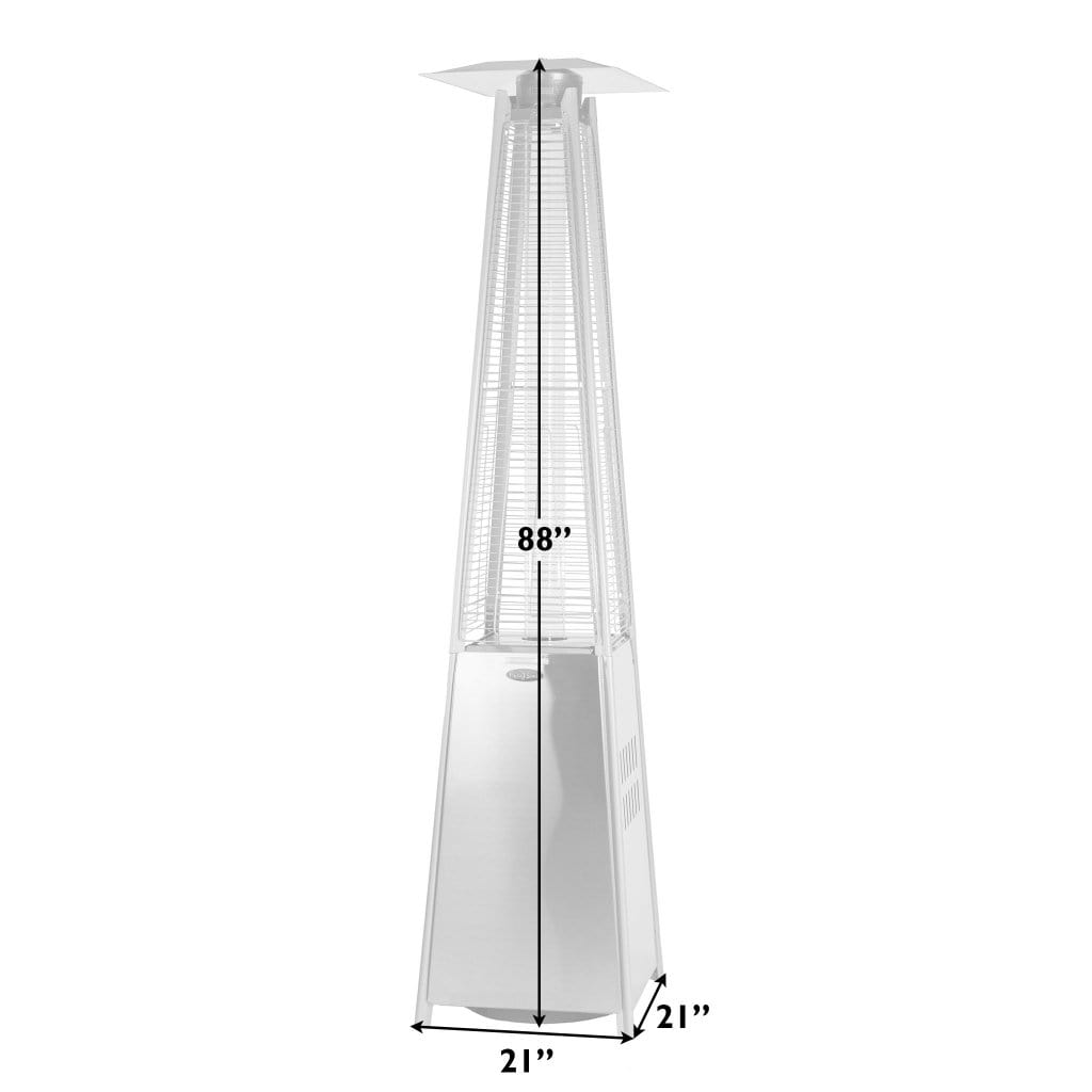 Fire Sense 88" Pyramid Flame Propane Gas Patio Heater