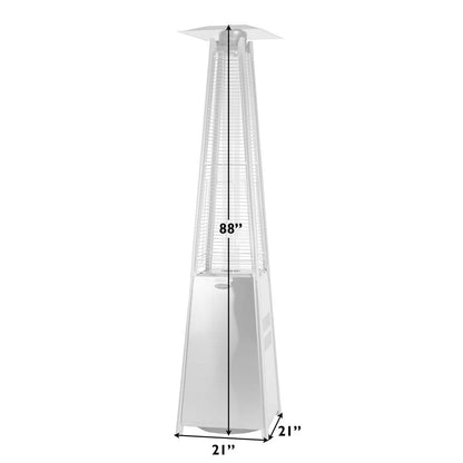 Fire Sense 88" Pyramid Flame Propane Gas Patio Heater