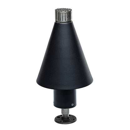 Fire by Design Black Cone Manual Light Propane Gas Tiki Torch