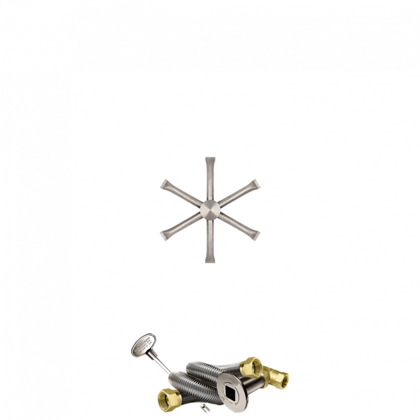Firegear Stainless Steel Series 12" Natural Gas Fire Pit Burning Spur Kit