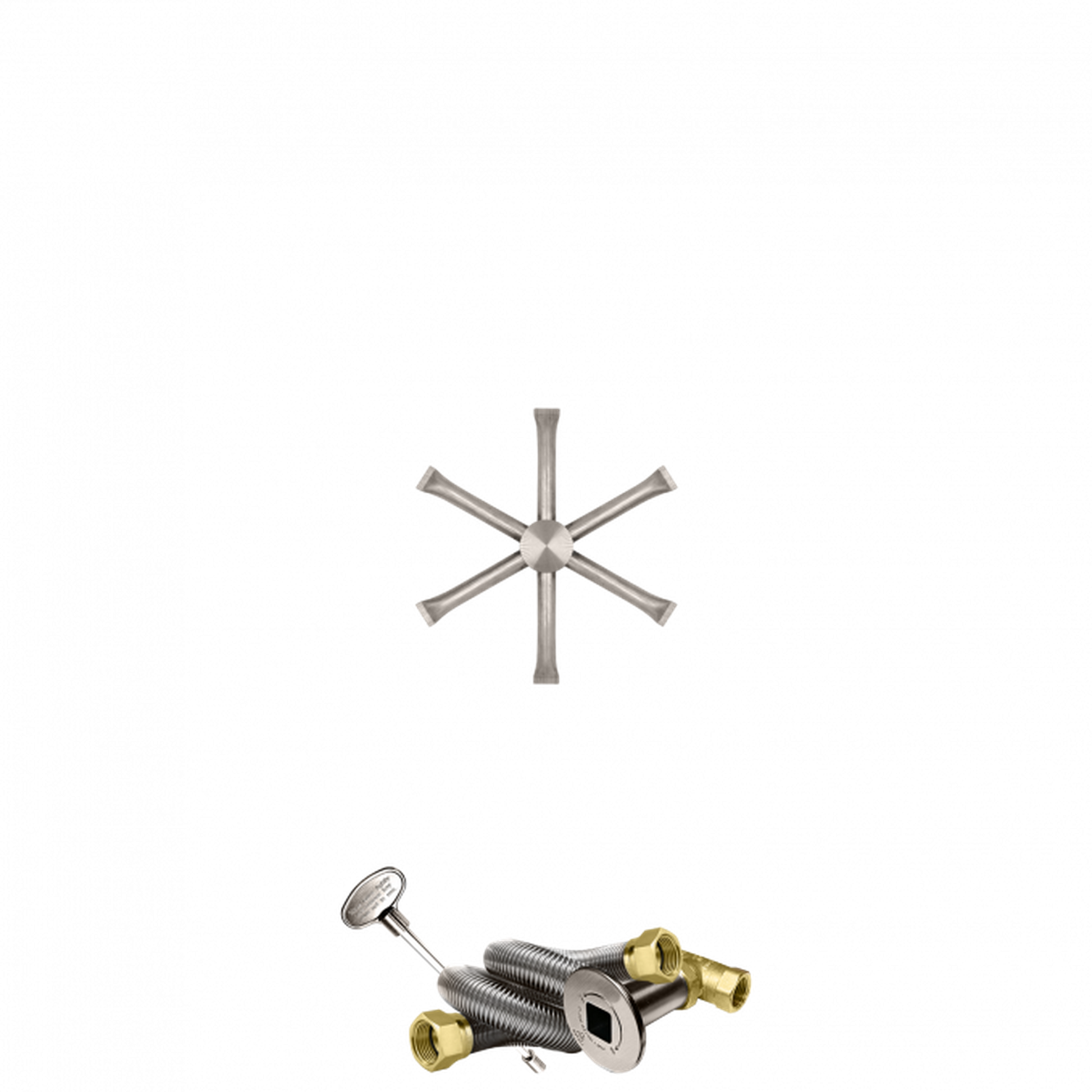 Firegear Stainless Steel Series 12" Natural Gas Fire Pit Burning Spur Kit