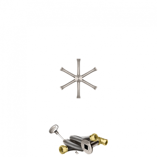 Firegear Stainless Steel Series 12" Natural Gas Fire Pit Burning Spur Kit