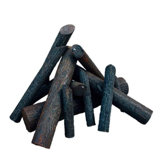 Firegear 14-Piece Large Ironwood Steel Fire Pit Log Set