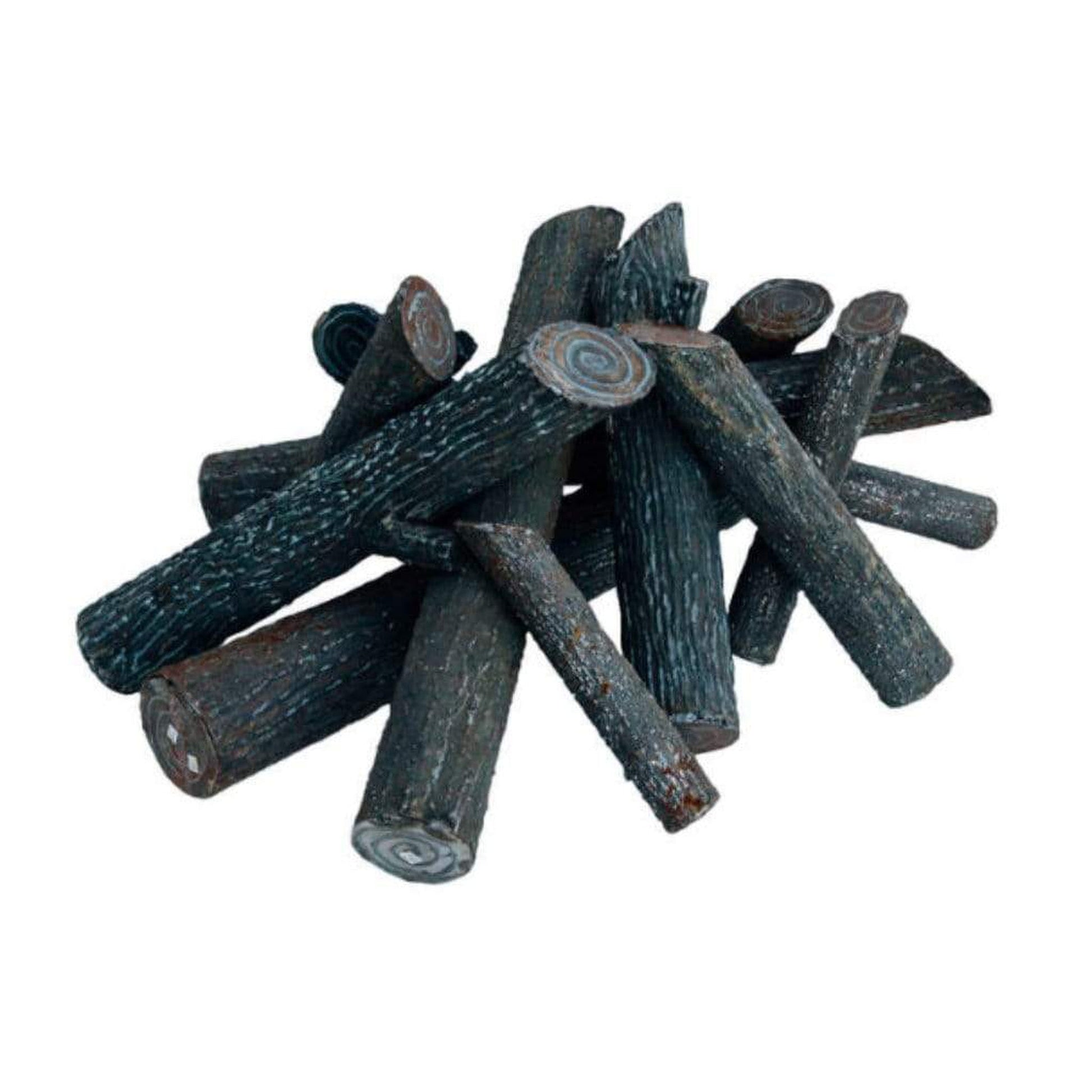 Firegear 14-Piece XL Ironwood Steel Fire Pit Log Set