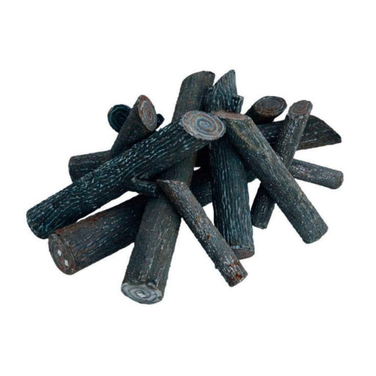 Firegear 14-Piece XL Ironwood Steel Fire Pit Log Set