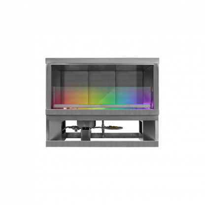 Firegear Kalea Bay LED 36" Linear Outdoor Stainless Steel Vent-Free Natural Gas Fireplace