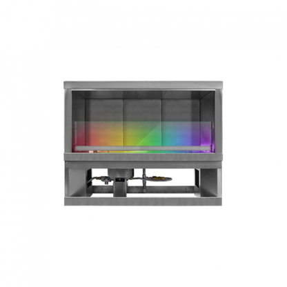 Firegear Kalea Bay LED 36" Linear Outdoor Stainless Steel Vent-Free Propane Gas Fireplace