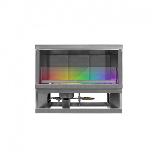 Firegear Kalea Bay LED 36" Linear Outdoor Stainless Steel Vent-Free Propane Gas Fireplace