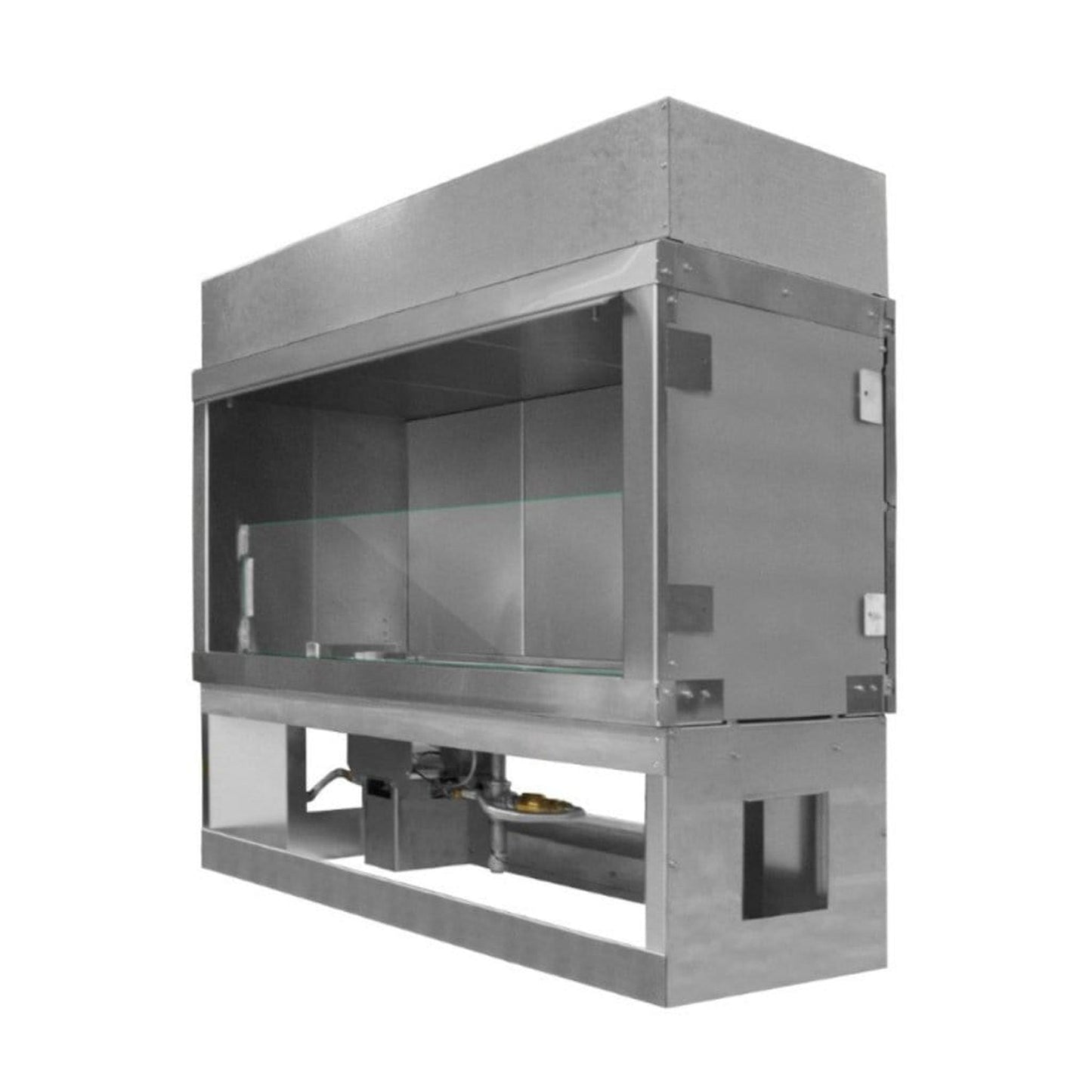 Firegear Kalea Bay LED 72" Linear Outdoor Stainless Steel Vent-Free Natural Gas Fireplace
