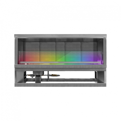 Firegear Kalea Bay Non-LED 60" Linear Outdoor Stainless Steel Vent-Free Natural Gas Fireplace