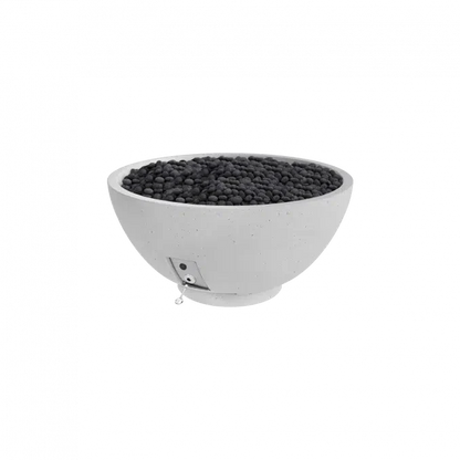 Firegear Pro Series Sanctuary 3 29" Arctic Round Natural Gas Fire Pit Bowl With Match Throw Ignition System