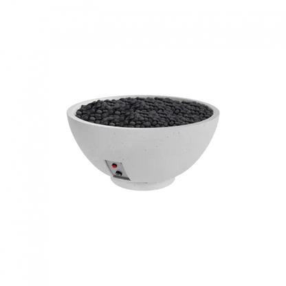 Firegear Pro Series Sanctuary 3 29" Arctic Round Natural Gas Fire Pit Bowl With Thermocouple Piloted Safety Ignition System
