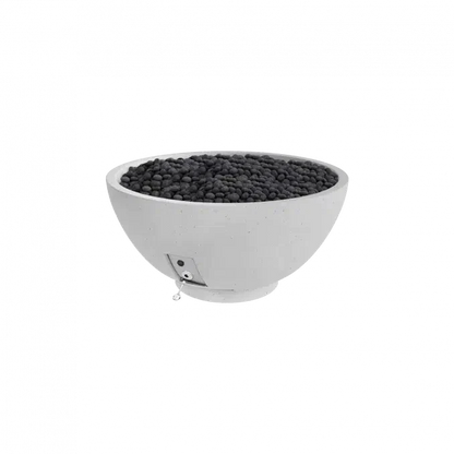 Firegear Pro Series Sanctuary 3 29" Arctic Round Propane Gas Fire Pit Bowl With Match Throw Ignition System