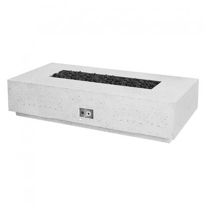 Firegear Pro Series Sanctuary 76 76" Arctic Rectangular Propane Gas Fire Table With Match Throw Ignition System