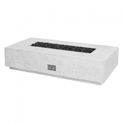 Firegear Pro Series Sanctuary 76 76" Arctic Rectangular Propane Gas Fire Table With Thermocouple Piloted Safety Ignition System