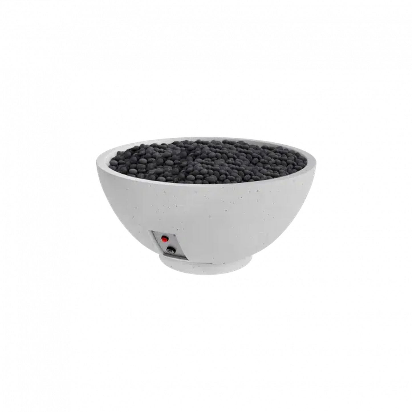Firegear Sanctuary 3 30" Arctic Round Propane Gas Fire Pit Bowl With Thermocouple Piloted Safety Ignition System