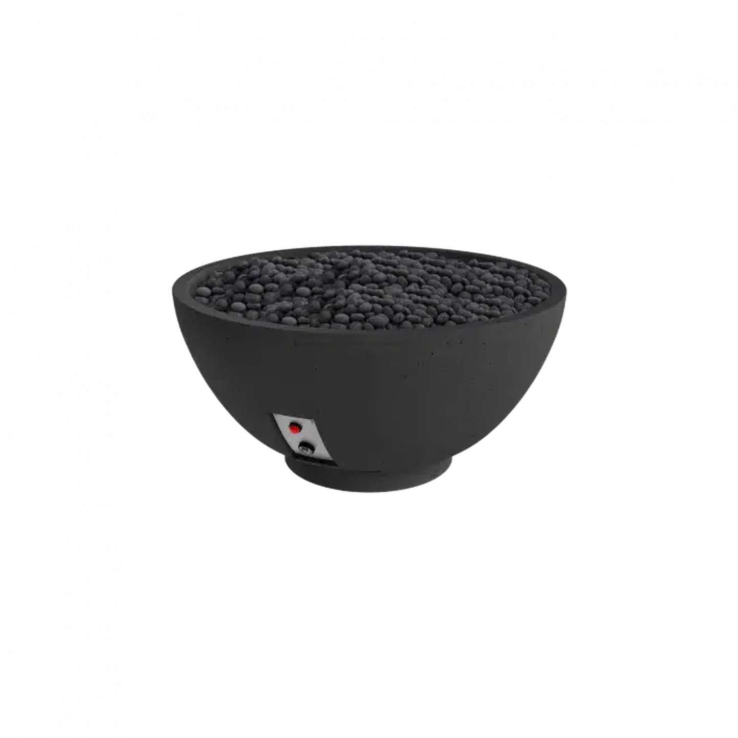 Firegear Sanctuary 3 30" Raven Round Natural Gas Fire Pit Bowl With Thermocouple Piloted Safety Ignition System