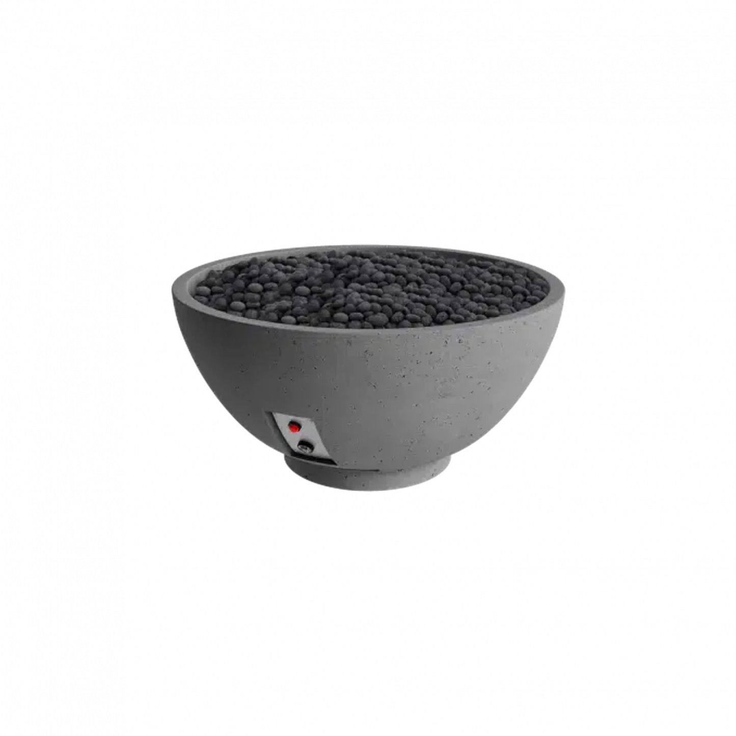 Firegear Sanctuary 3 30" Slate Round Natural Gas Fire Pit Bowl With Thermocouple Piloted Safety Ignition System