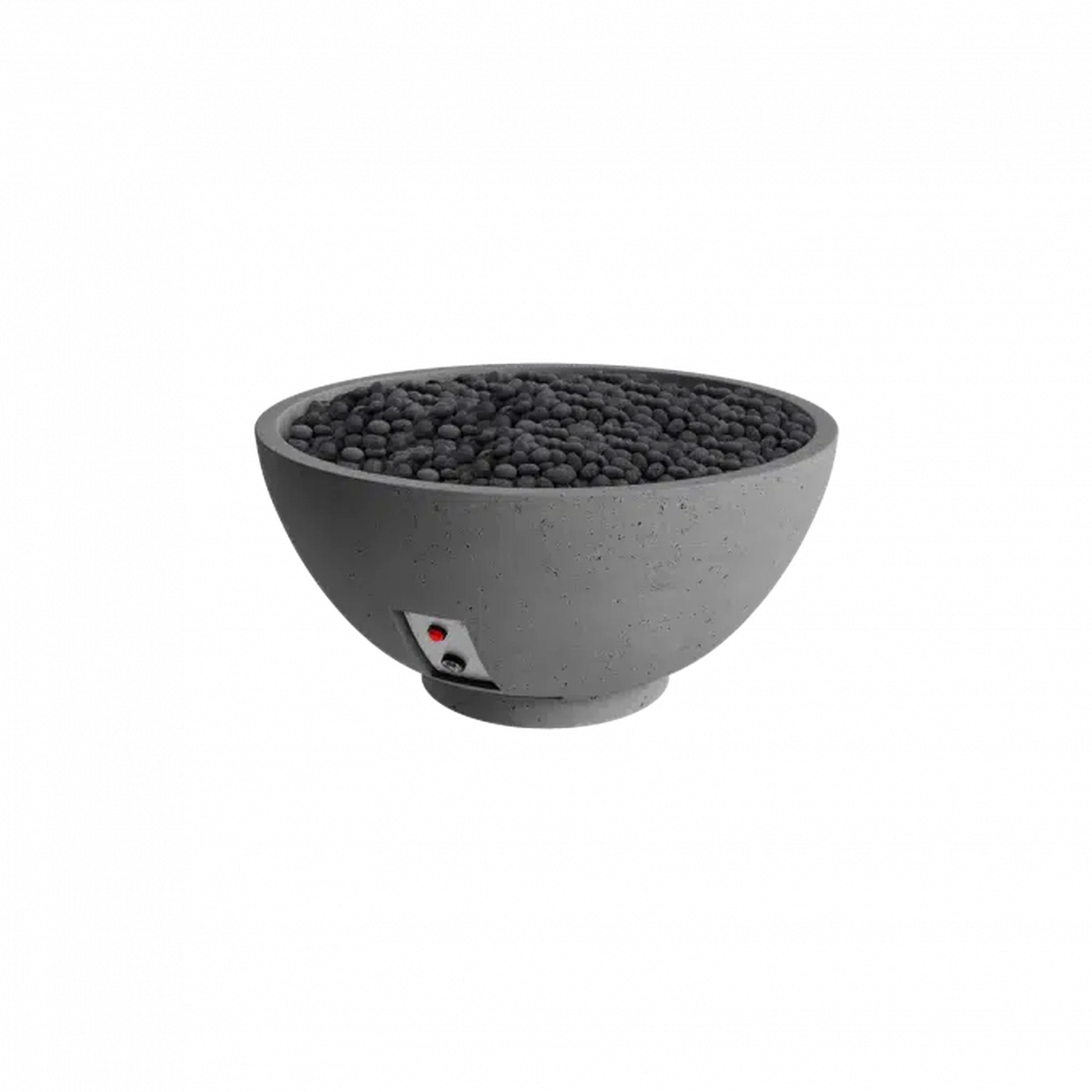 Firegear Sanctuary 3 30" Slate Round Natural Gas Fire Pit Bowl With Thermocouple Piloted Safety Ignition System