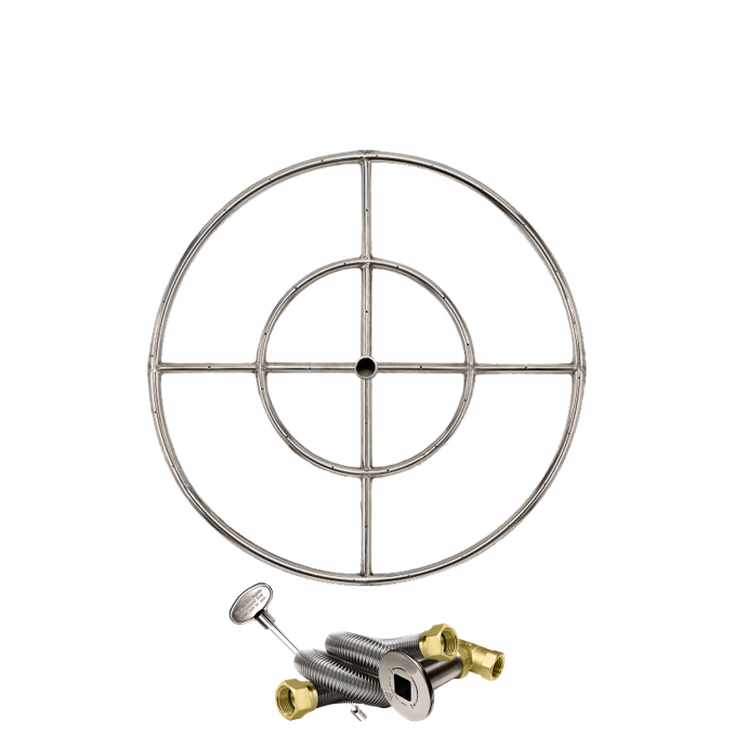 Firegear Stainless Steel Gas Fire Pit Burner Ring Kit