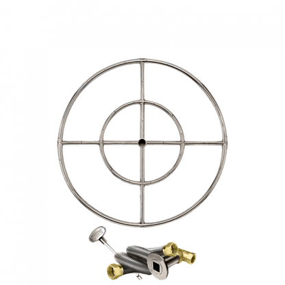 Firegear Stainless Steel Gas Fire Pit Burner Ring Kit