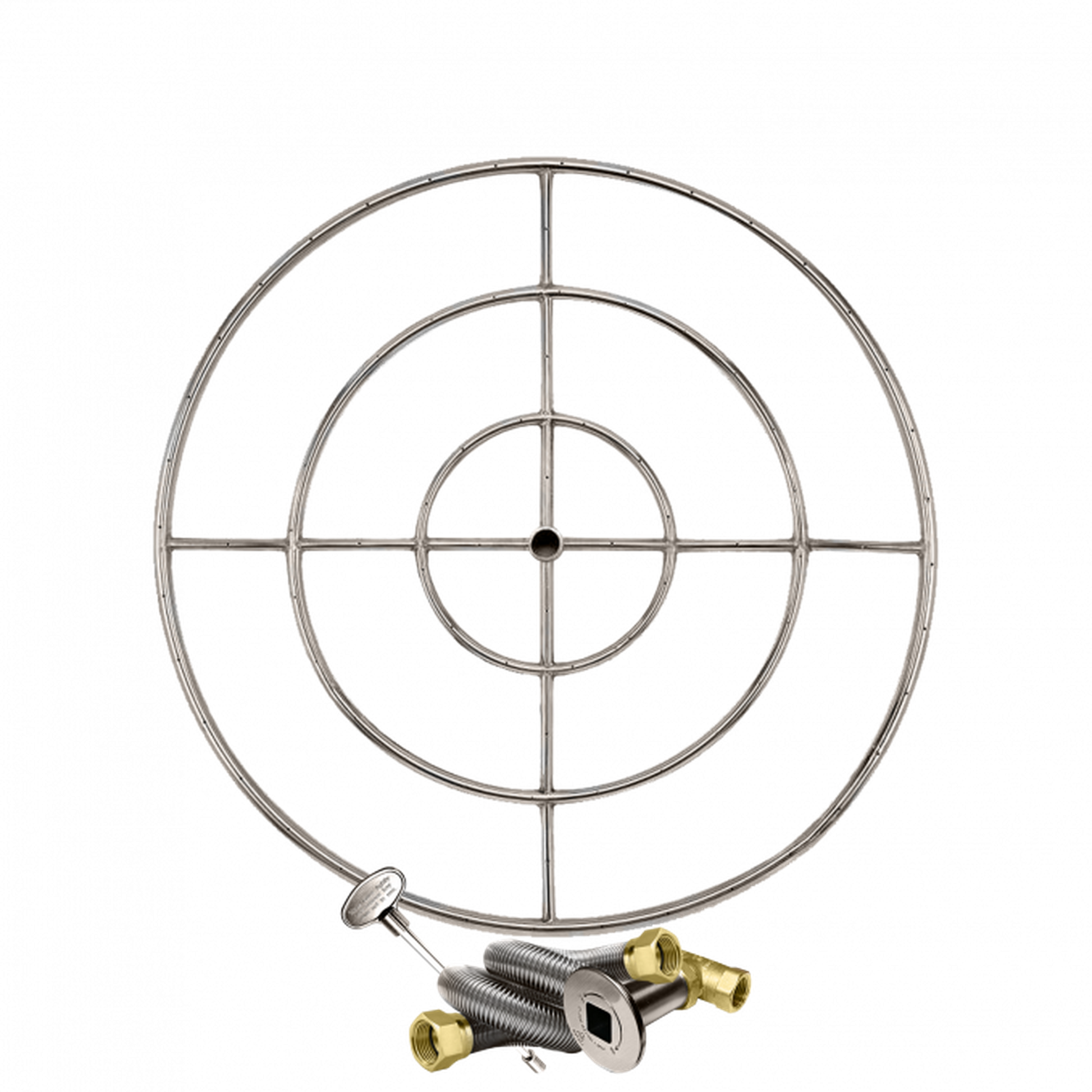 Firegear Stainless Steel Gas Fire Pit Burner Ring Kit