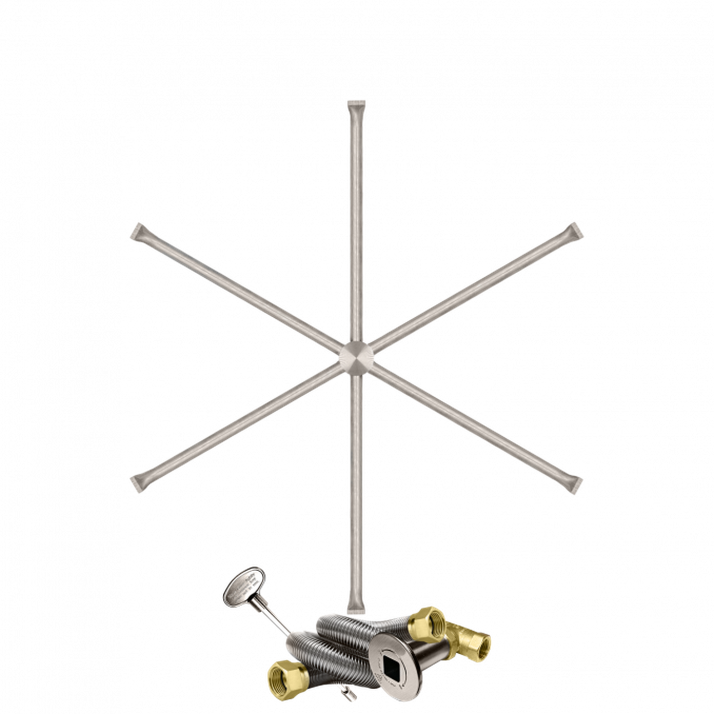 Firegear Stainless Steel Gas Fire Pit Burning Spur Kit